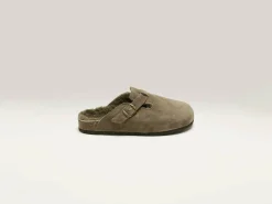 BOSABO Taupe Velours Klompen