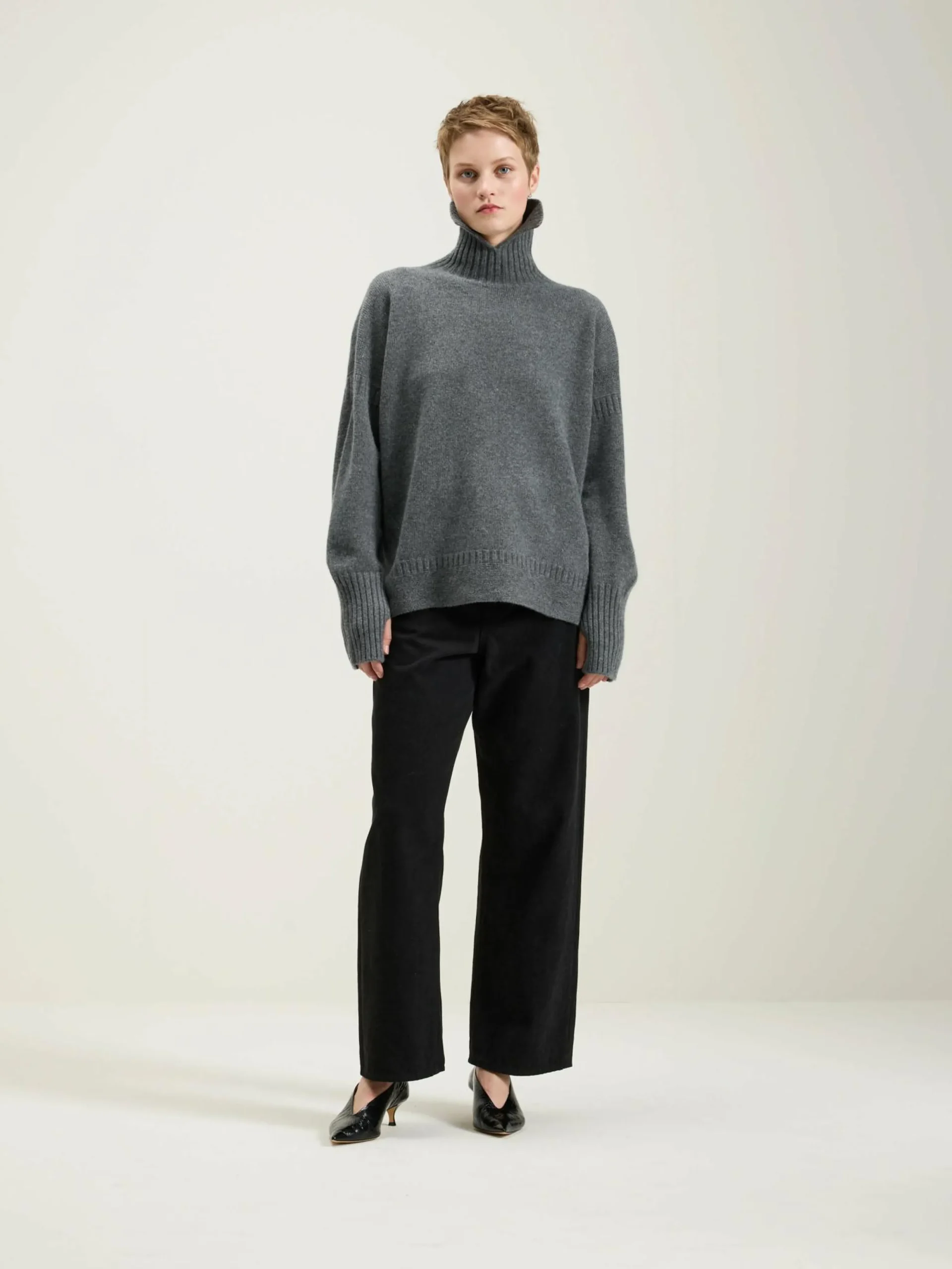 NICHOLSON & NICHOLSON Lulu High Neck Sweater
