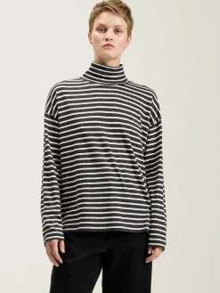 SARAHWEAR Foggy Gestreepte Coltrui T-shirt