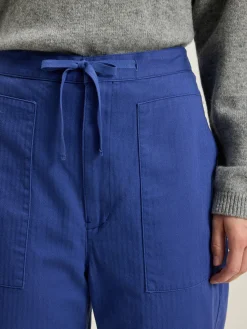 SARAHWEAR Herringbone Tapered Broek