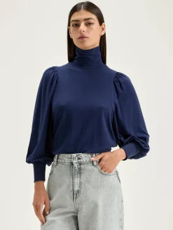 Vazo T-shirt Met Rolkraag