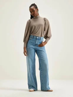 Vazo T-shirt Met Rolkraag